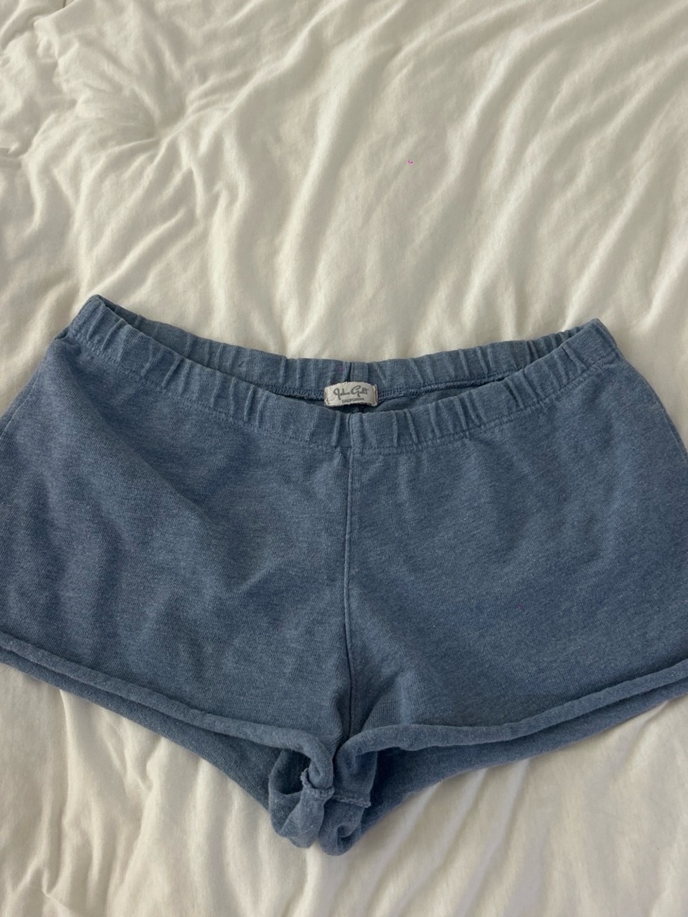 Brandy Melville Blue Terry Cloth Lounge Shorts